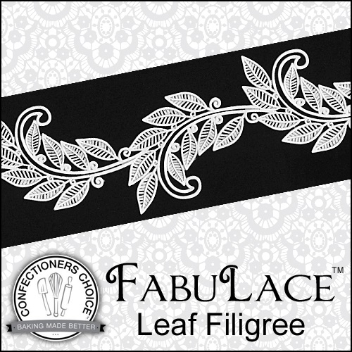 Leaf Filigree Fabulace Mat by Confectioners Choice