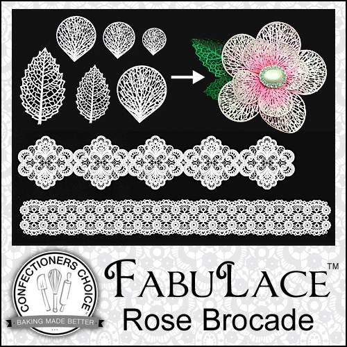 Rose Brocade Fabulace Mat by Confectioners Choice